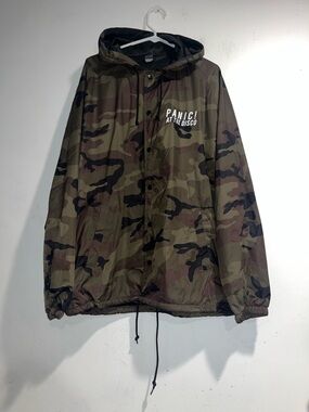 PANIC AT THE DISCO Camo light weight hooded windbreaker